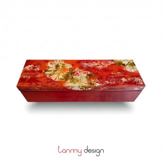 Rectangle lacquer box 8*26 cm ( different designs )